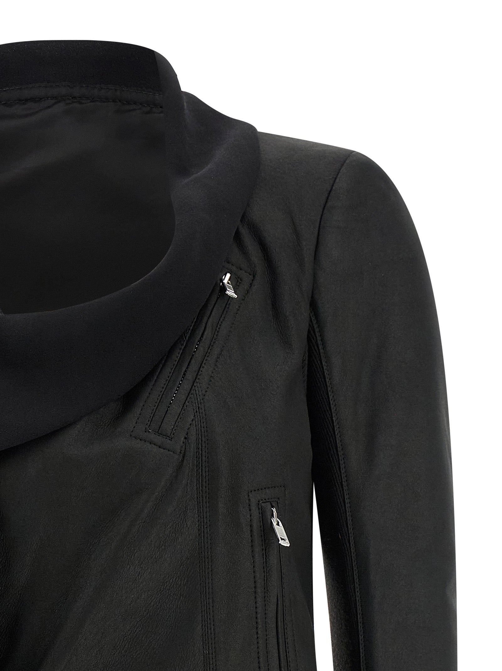 Black Lamb Leather Leather Jacket