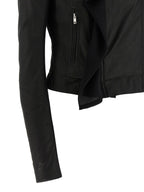 Black Lamb Leather Leather Jacket
