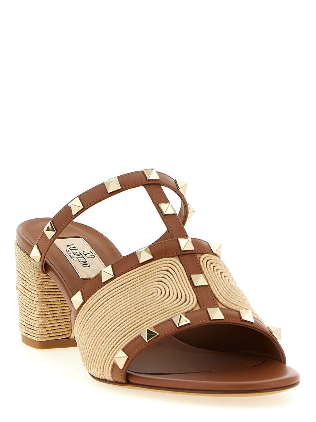 Brown Calfskin Flat Sandals