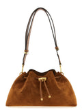 Gold Calfskin Shoulder Bag
