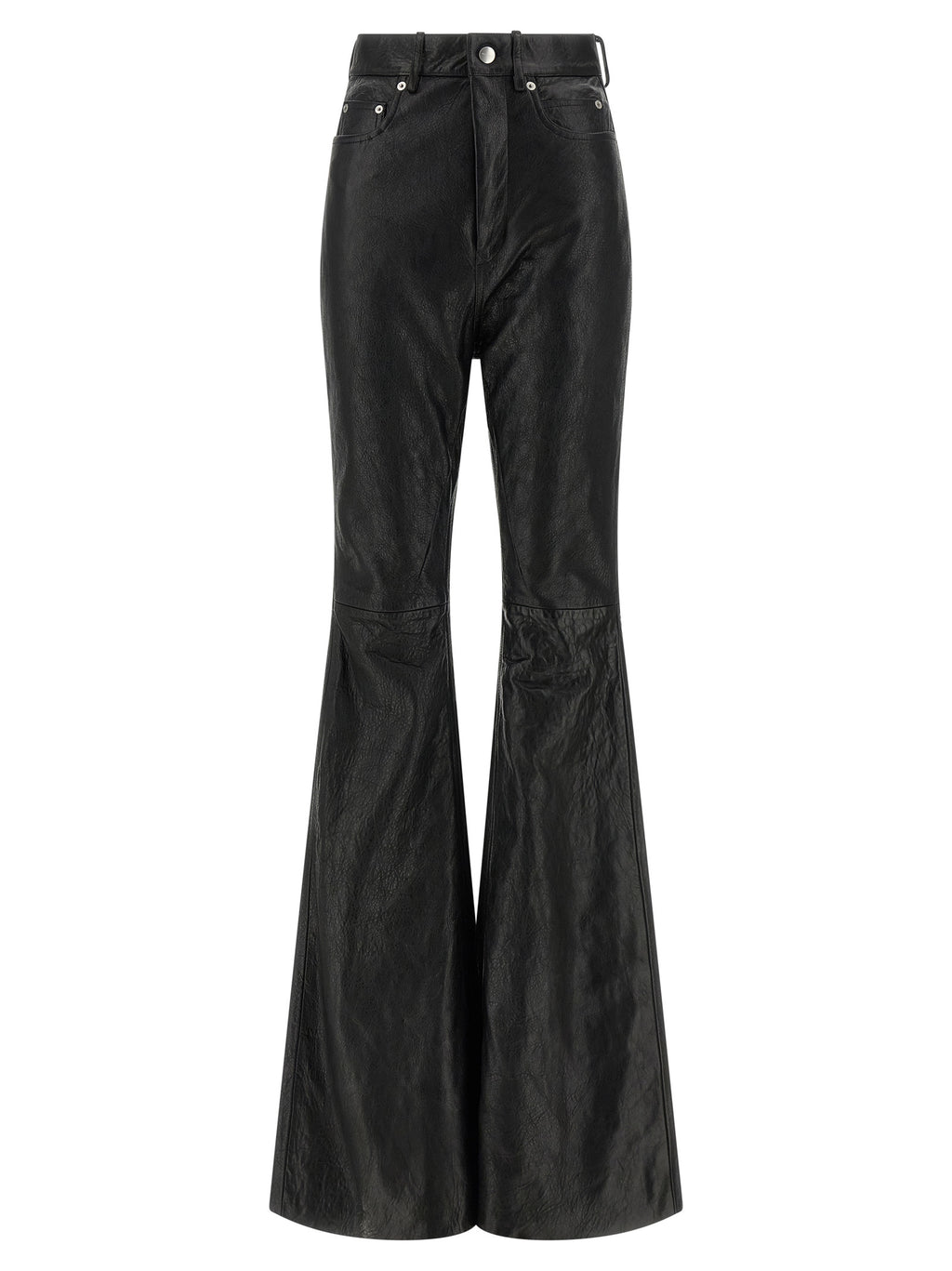 Black Lamb Leather Pants