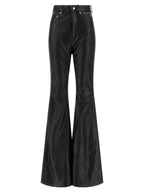 Black Lamb Leather Pants