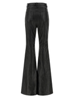 Black Lamb Leather Pants