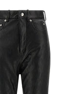 Black Lamb Leather Pants