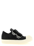 Black Cowhide Low Top Sneakers