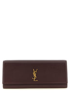 Bordeaux Calfskin Clutch Bag