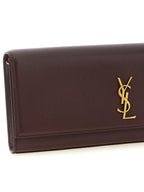 Bordeaux Calfskin Clutch Bag