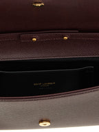 Bordeaux Calfskin Clutch Bag