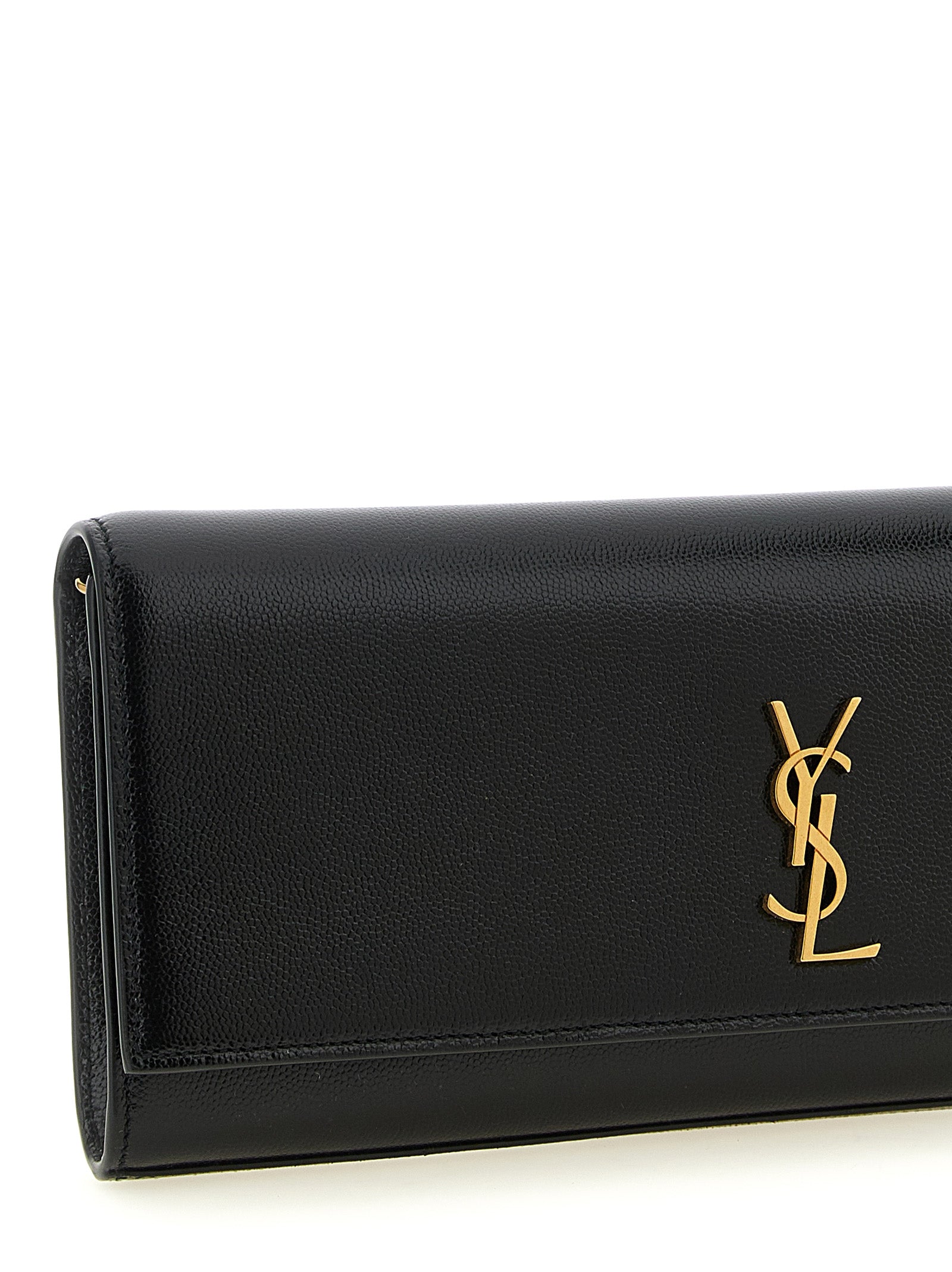 Black Calfskin Clutch Bag