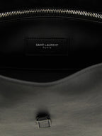 Black Calfskin Shoulder Bag