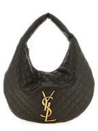 Brown Lamb Leather Shoulder Bag