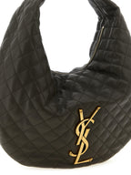 Brown Lamb Leather Shoulder Bag