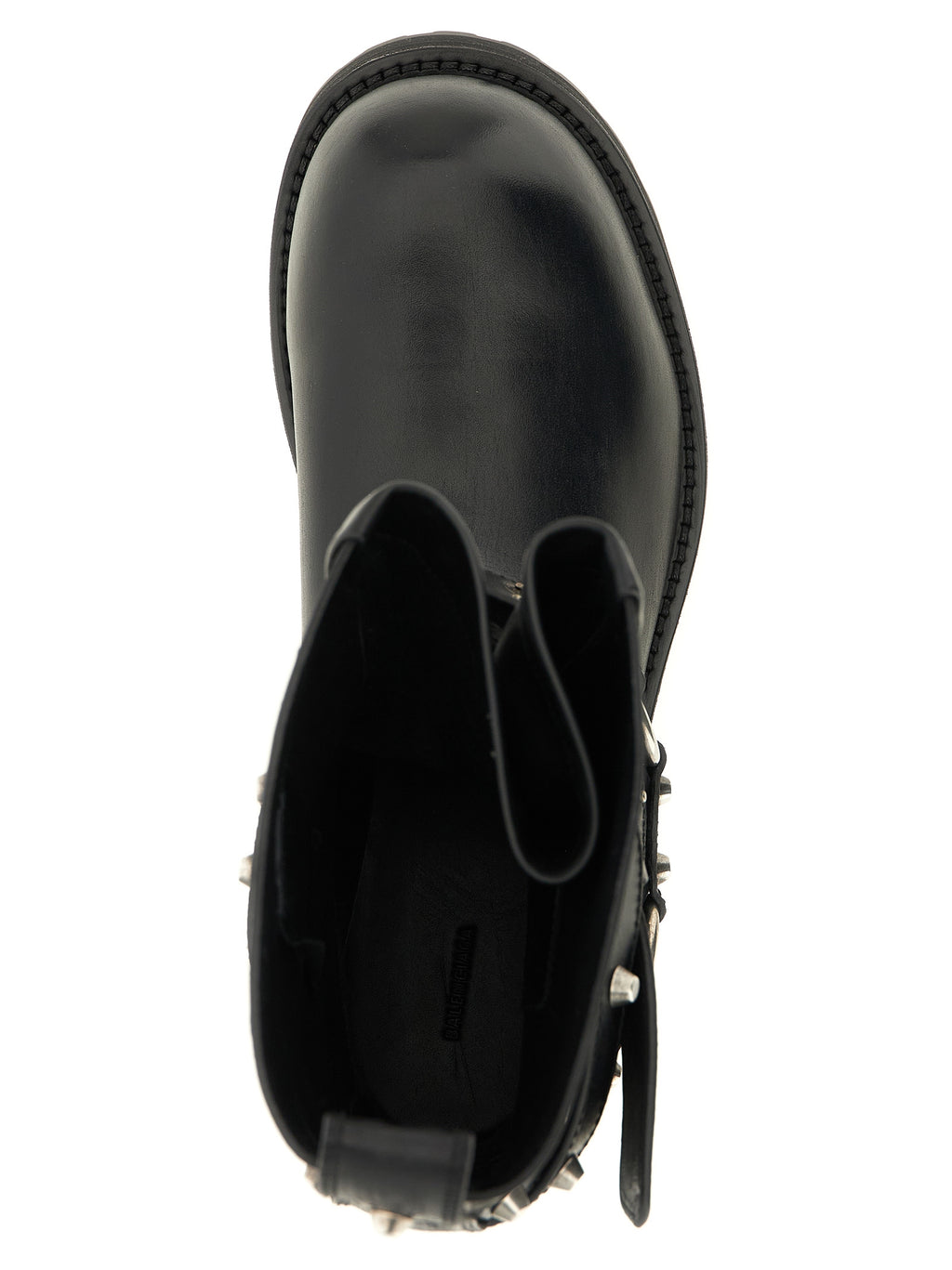 Black Calfskin Ankle Boots
