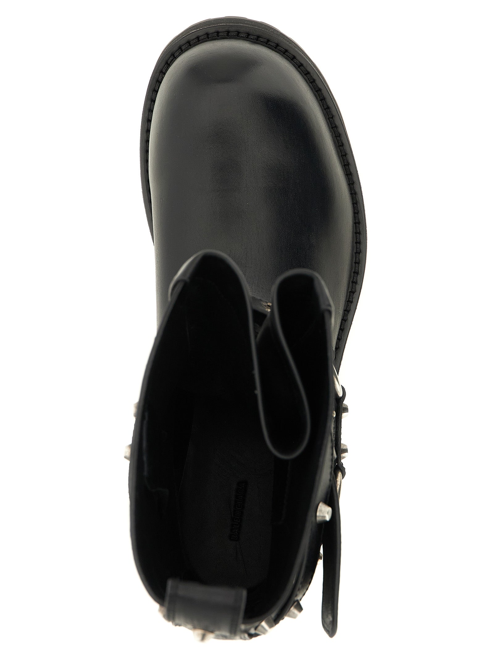 Black Calfskin Ankle Boots
