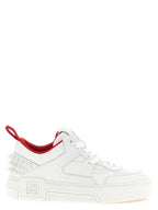 White Calfskin Athletic Sneakers