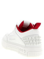 White Calfskin Athletic Sneakers