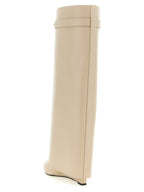 Beige Calfskin Over The Knee