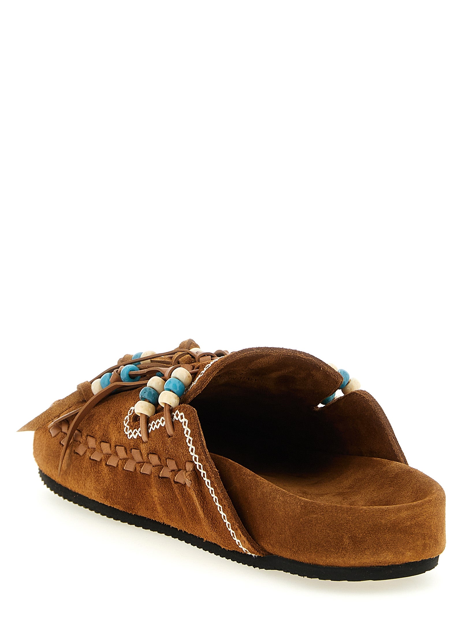 Brown Calfskin Mules