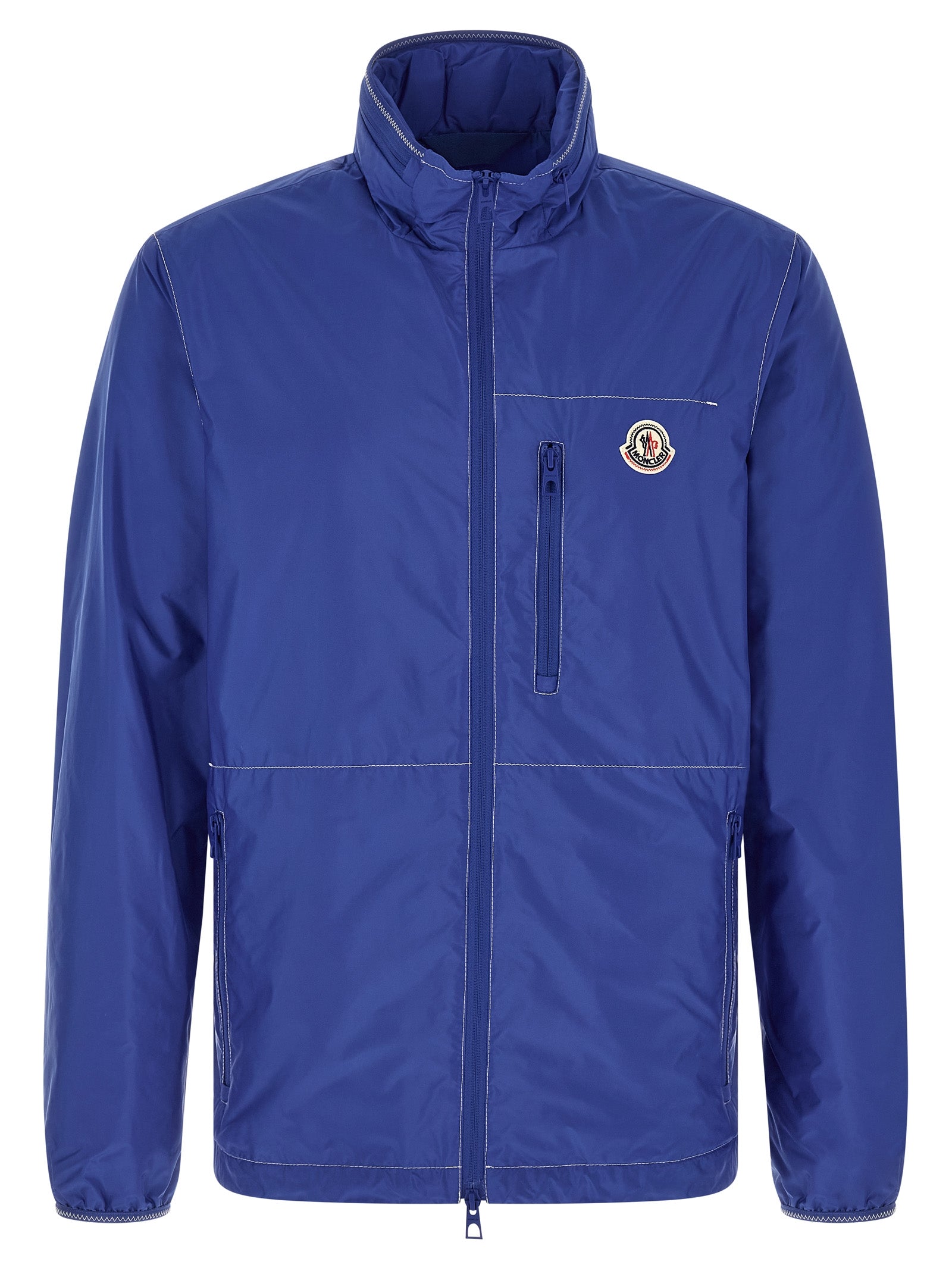 Blue Polyamide Shell Jacket