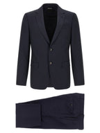 Blue Wool Two-Piece Suit