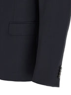 Blue Wool Two-Piece Suit