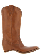 Brown Bovine Leather Chelsea Boots