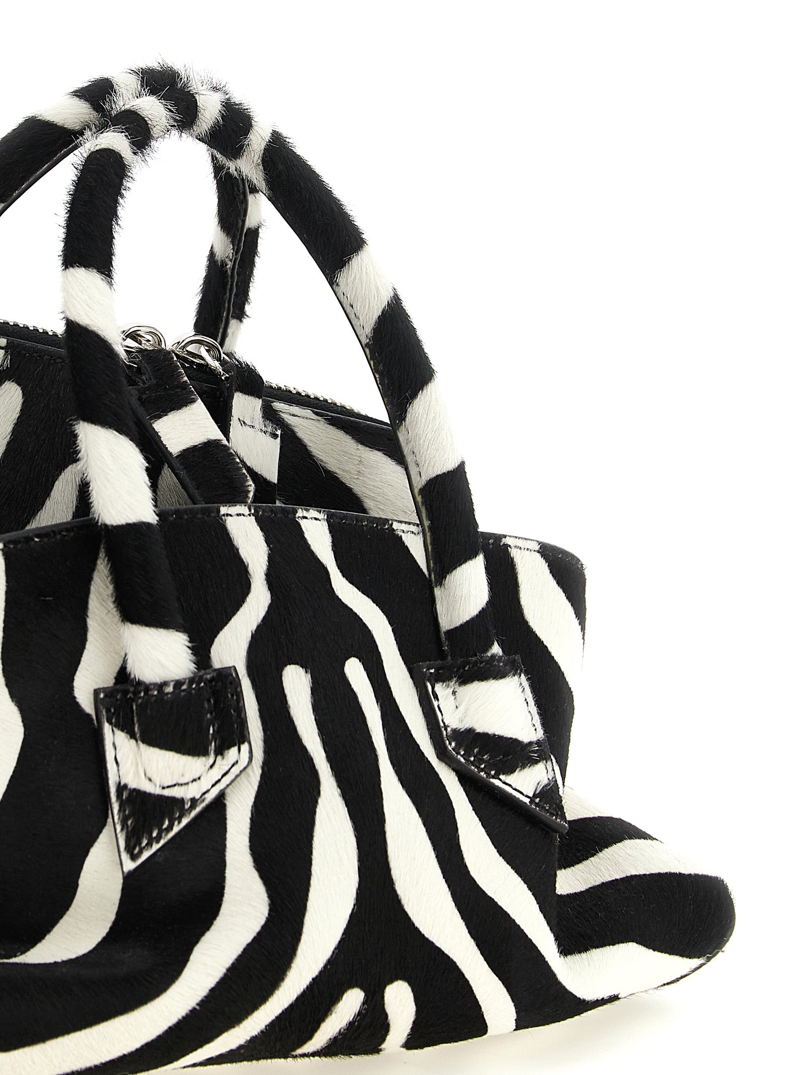 Bicolor Calfskin Handbag