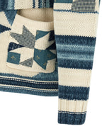Blue Cotton Cardigan
