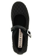 Black Polyamide Ballet Flats