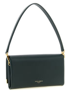 Bicolor Calfskin Shoulder Bag