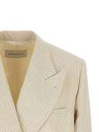 Beige Cotton Blazer