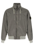 Gray Polyamide Bomber