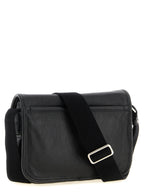 Black Calfskin Crossbody Bag