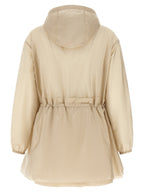 Beige Polyamide Shell Jacket