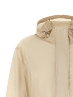 Beige Polyamide Shell Jacket