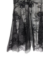 Black Cotton Midi Dress