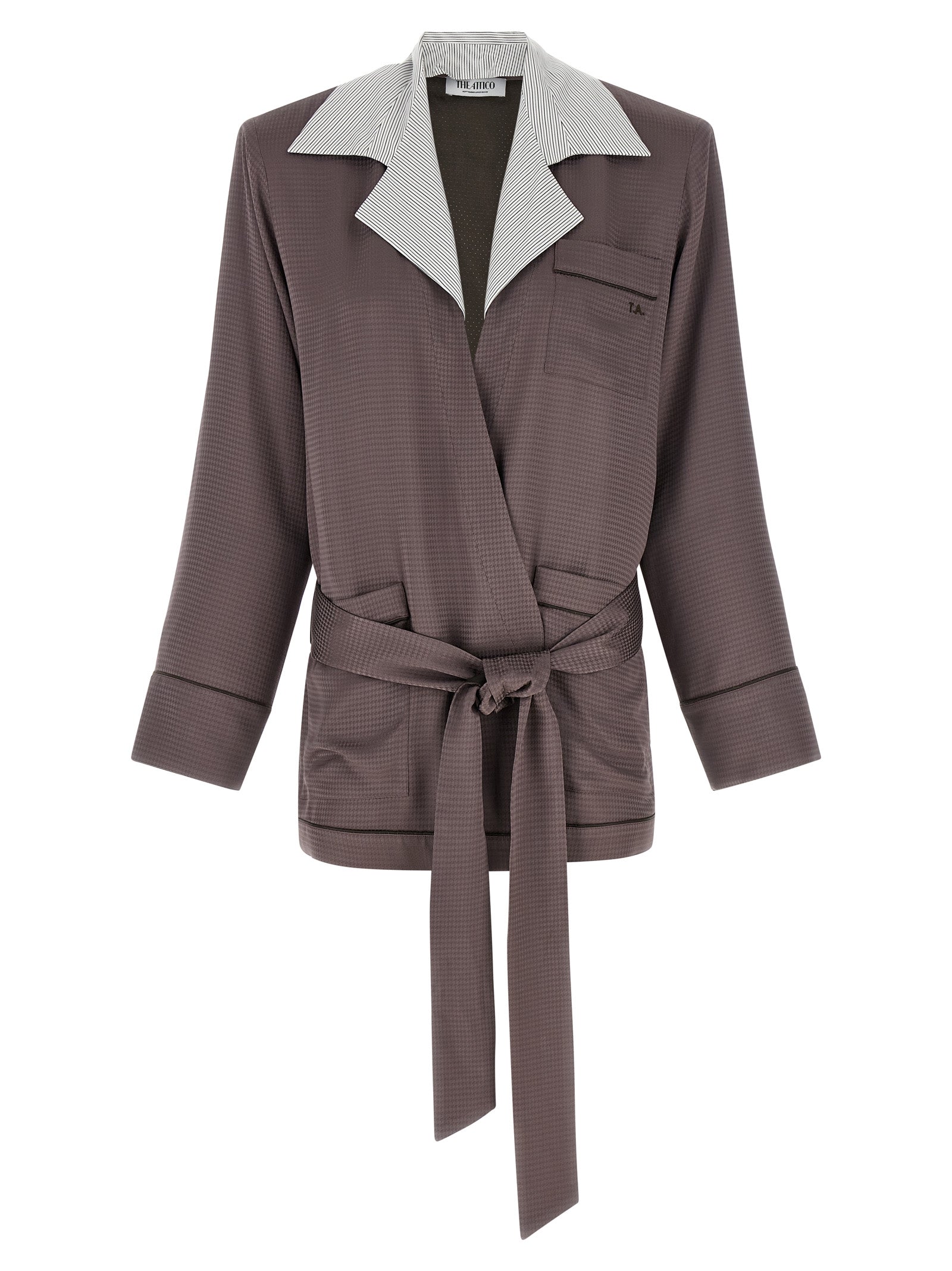 Purple Viscose Blazer