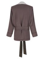Purple Viscose Blazer