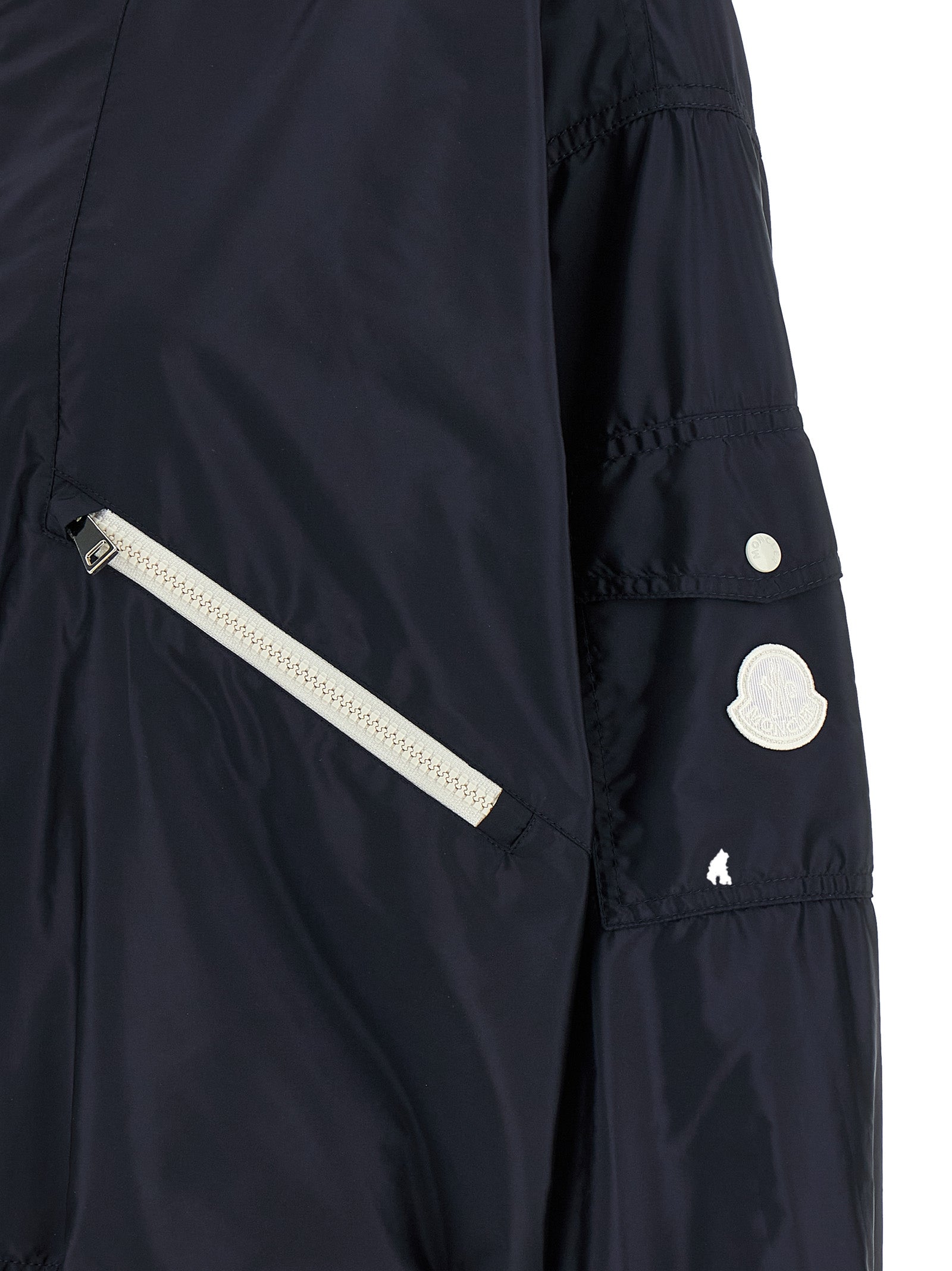 Blue Polyamide Shell Jacket