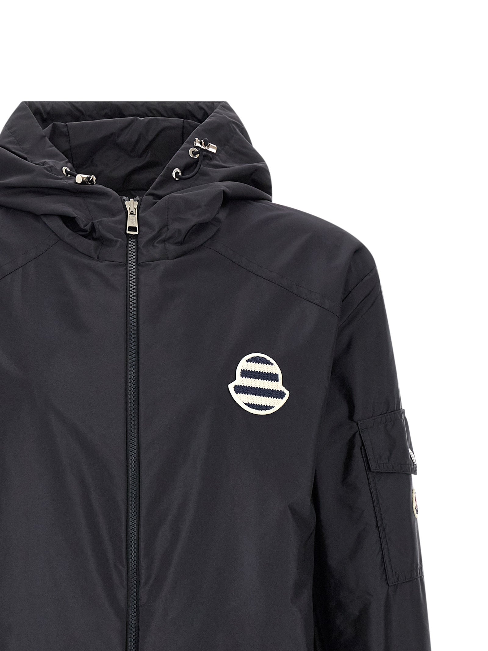 Blue Polyamide Shell Jacket