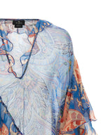 Blue Silk Blouse