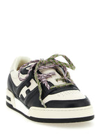 Bicolor Calfskin Athletic Sneakers