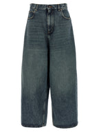 Blue Cotton Relaxed Fit Jeans