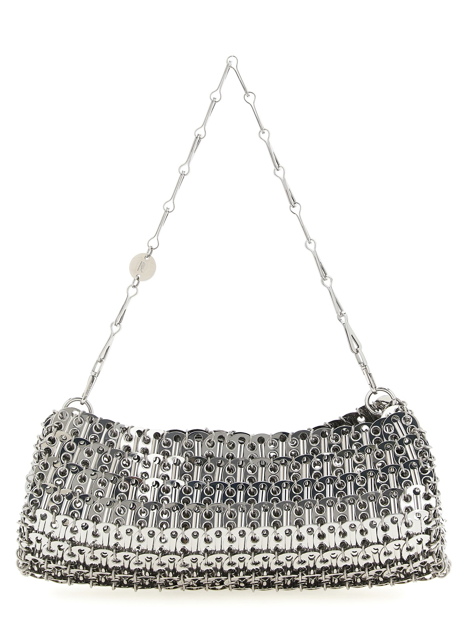 Silver Brass Clutch Bag