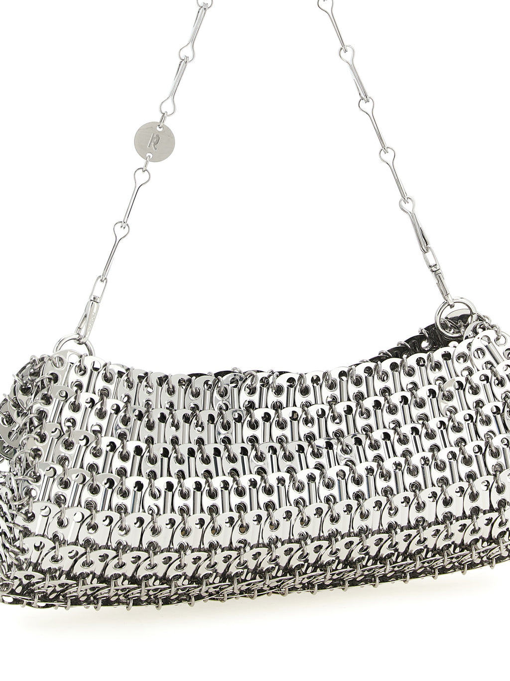 Silver Brass Clutch Bag