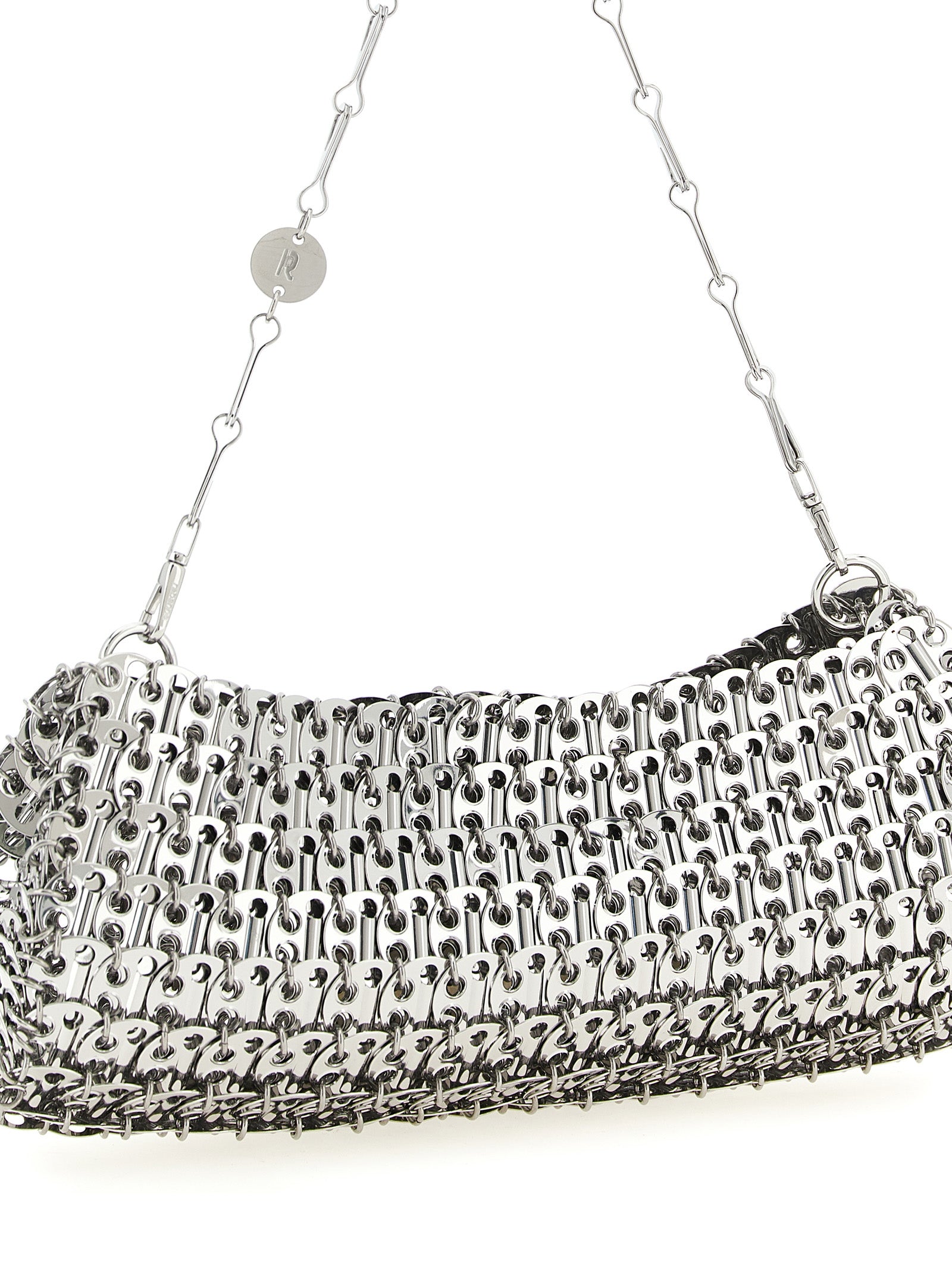 Silver Brass Clutch Bag