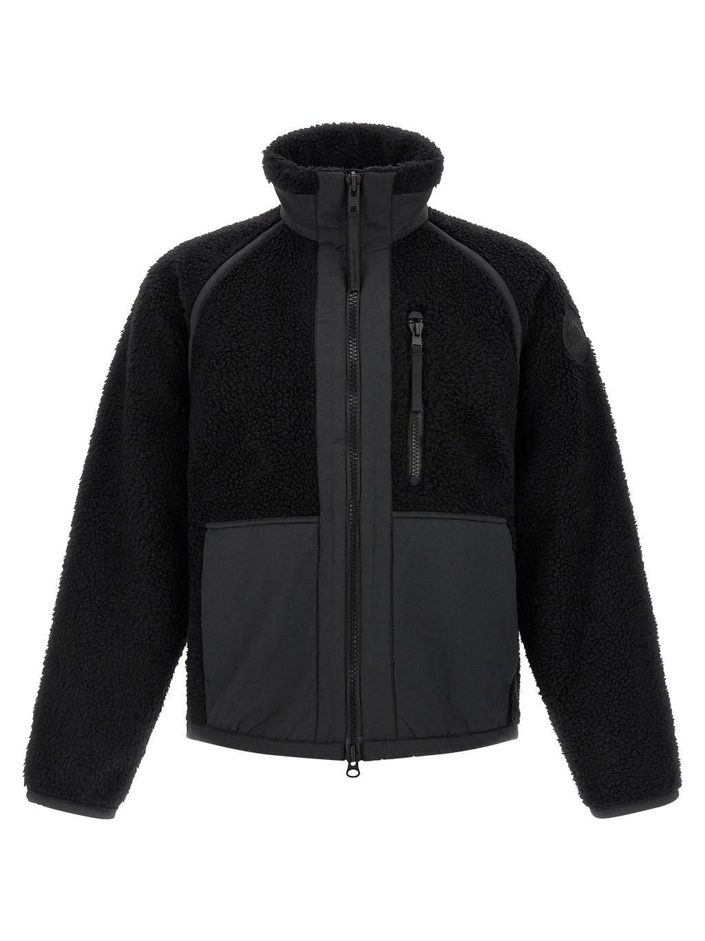 Black Wool Full-Length Jacket