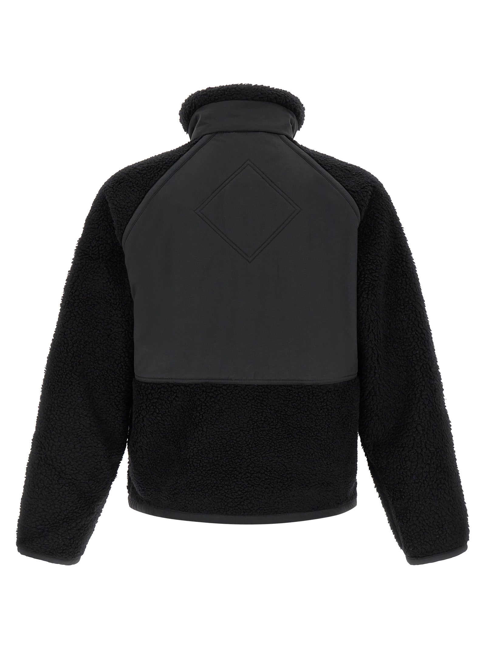 Black Wool Full-Length Jacket