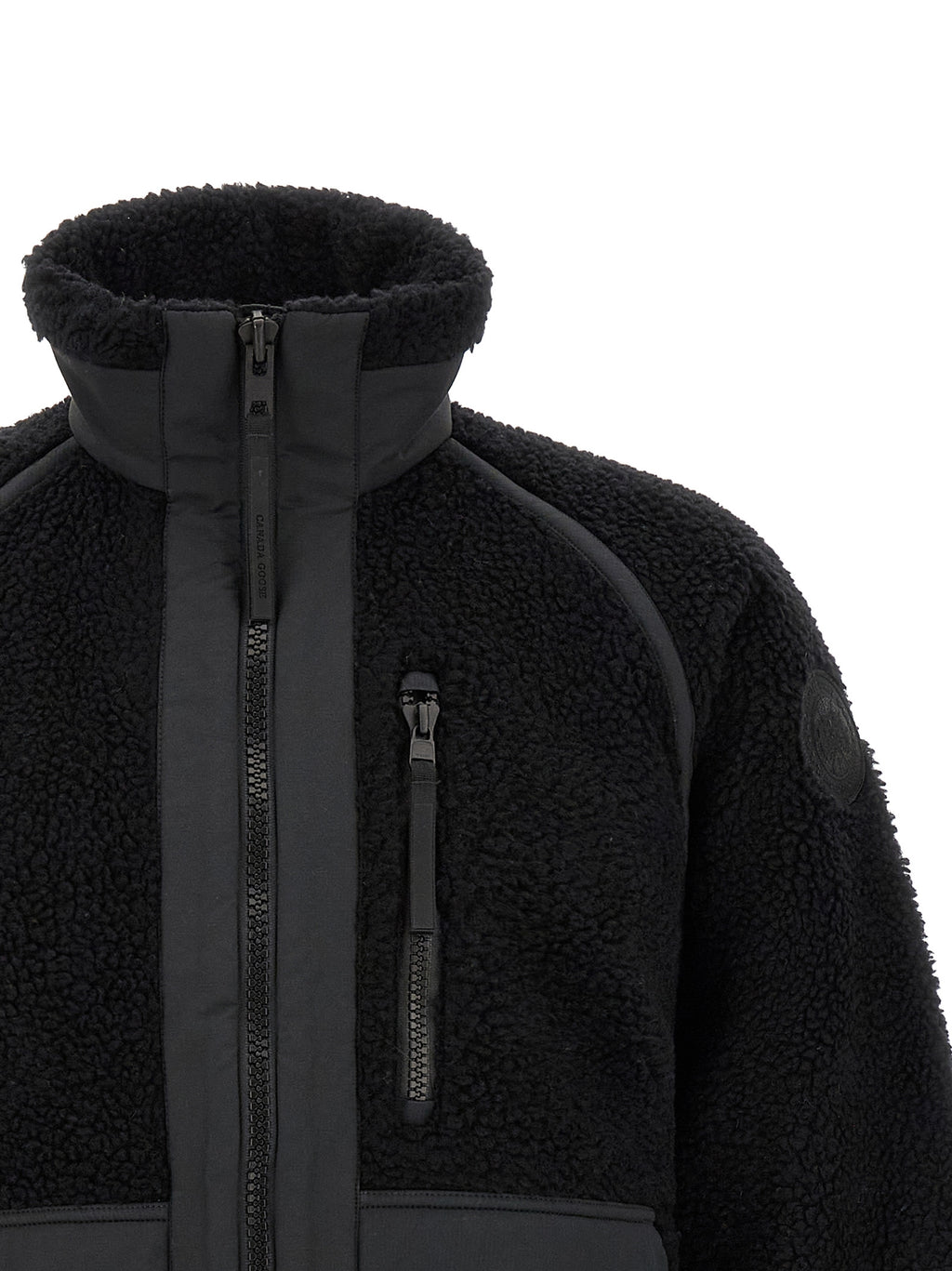 Black Wool Full-Length Jacket