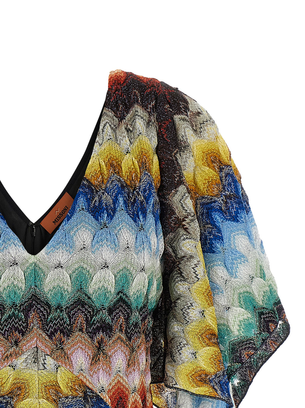 Multicolor Viscose Short Dress